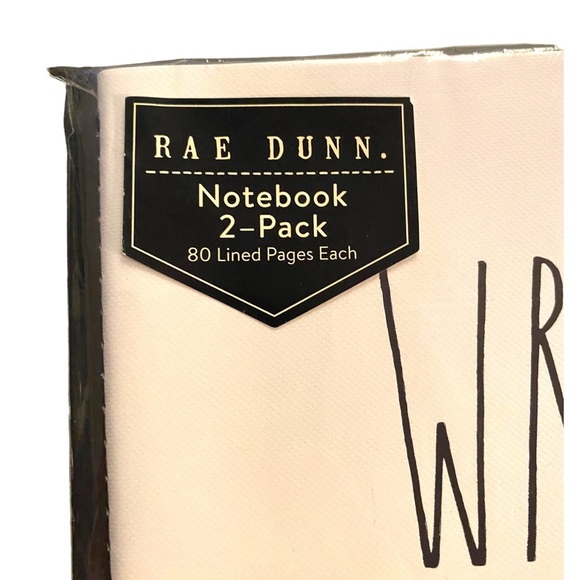 Rae Dunn 2-Pack WRITE/EXPLORE Notebook - Picture 2 of 6
